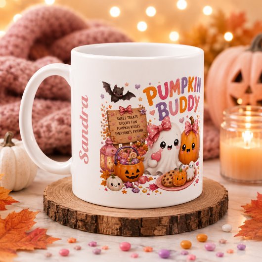 Süßer Geist personalisierter Kürbis-Saison-Becher Kaffeetasse