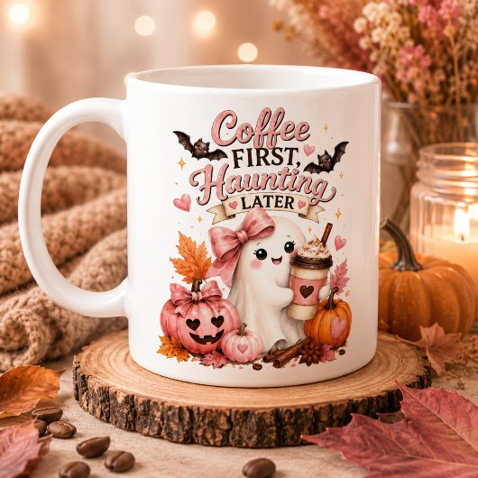 Süßer Geist personalisierter Kürbis-Saison-Becher Kaffeetasse