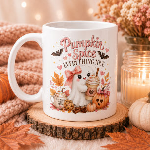 Süßer Geist personalisierter Kürbis-Saison-Becher Kaffeetasse