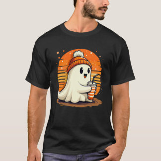 Süßer Geist Spitzenkleid Kleinkind Geist Kürbis Ei T-Shirt