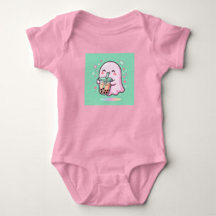 Süßer Geist trinkt Boba-Tee Baby Strampler
