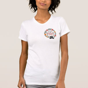 Süßer Geist um Blumen Halloween T-Shirt