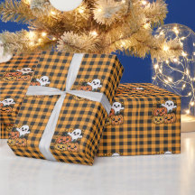 Süßer Geist und Kürbisse - Geschenkpapier