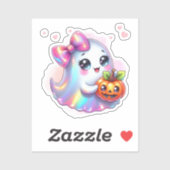 Süßer Geister-Aufkleber – Ansprechendes Halloween Aufkleber (Blatt)