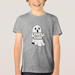 Süßer Geister-BOO-Spaß Tri-Blend Shirt