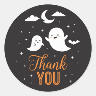 Süßer Geister Nacht Danke Halloween Rund Sticker
