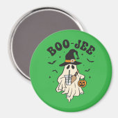 Süßer Geister-Schreck mit Eiscafé Magnet (Vorderseite/Rückseite)