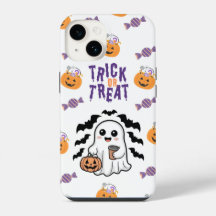 Süßer Geister-Trick-or-Treat-Halloween-iPhone-Hüll