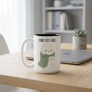 Süßer gemütlicher Geist mit individuellem Namen  Zweifarbige Tasse