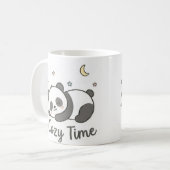 Süßer gemütlicher Panda-Kaffeebecher | Kawaii schl Kaffeetasse (Vorderseite Links)