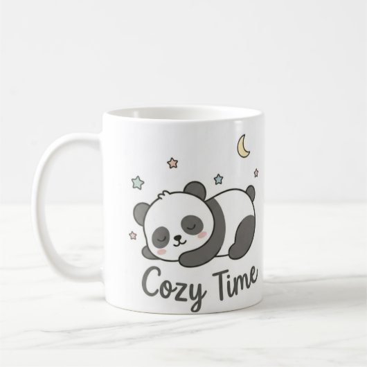 Süßer gemütlicher Panda-Kaffeebecher | Kawaii schl Kaffeetasse (Links)