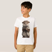 Süßer gemütlicher Pullover Otter Kinder (Vorne ganz)