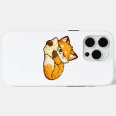 Süßer gemütlicher schlafender Fuchs Case-Mate iPhone Hülle (Rückseite (Horizontal))