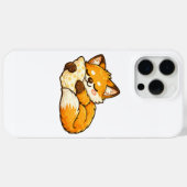 Süßer gemütlicher schlafender Fuchs Case-Mate iPhone Hülle (Rückseite (Horizontal))