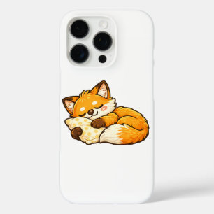 Süßer gemütlicher schlafender Fuchs iPhone 16 Pro Hülle