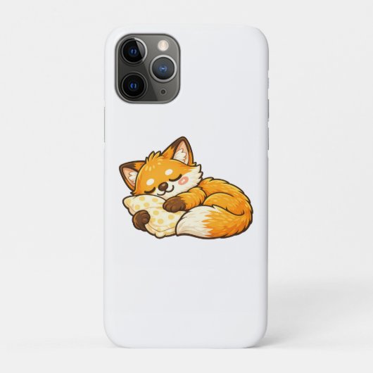 Süßer gemütlicher schlafender Fuchs Case-Mate iPhone Hülle (Rückseite)
