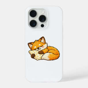 Süßer gemütlicher schlafender Fuchs iPhone 15 Pro Hülle