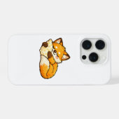Süßer gemütlicher schlafender Fuchs iPhone Hülle (Rückseite (Horizontal))