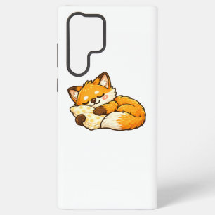 Süßer gemütlicher schlafender Fuchs Samsung Galaxy Hülle