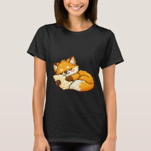 Süßer gemütlicher schlafender Fuchs T-Shirt