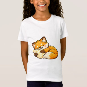 Süßer gemütlicher schlafender Fuchs T-Shirt