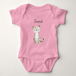 Süßer Gepard Baby Strampler
