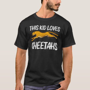 Süßer Gepard für Kinder Jungen Afrikanische Safari T-Shirt