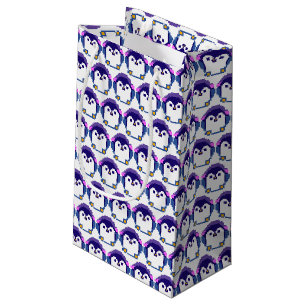 Süßer gepixelter Pinguin-Baby Kleine Geschenktüte