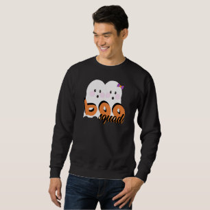 Süßer Ghoul-Geist Boo Squad Schwarzes Halloween Sweatshirt