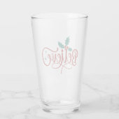 Süßer 'Glaube' Weihnachten Glas (Rückseite)