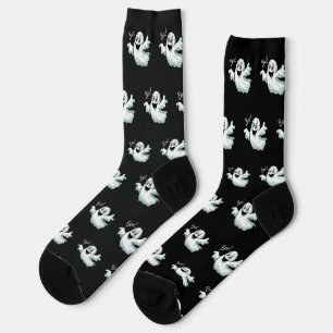 Süßer glücklicher Geist Schwarz Socken