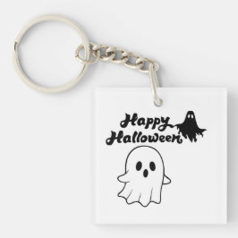 Süßer glücklicher Halloween-Geist-Schlüsselanhänge Schlüsselanhänger