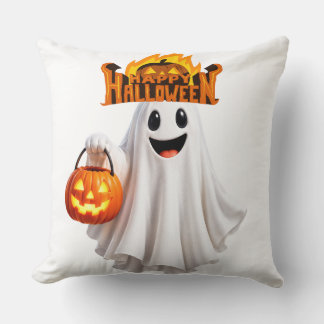 Süßer glücklicher Halloween-Geist-Wurfkissen - Gru Kissen