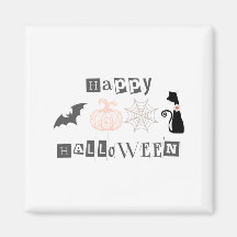 Süßer glücklicher Halloween-Kürbis und Herbstkatze