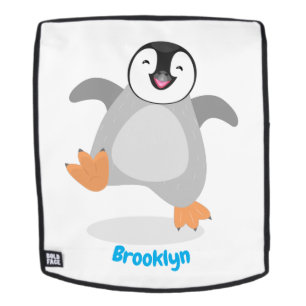 Süßer glücklicher Kaiserpinguin-Küken-Cartoon Rucksack