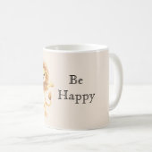 Süßer glücklicher Löwe Kaffeetasse (VorderseiteRechts)