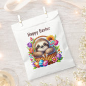Süßer glücklicher Osterfaultier Geschenktütchen (Ausgeschnitten)