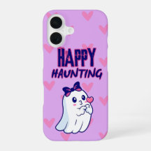 Süßer glücklicher Spuk-Geist iPhone-Case