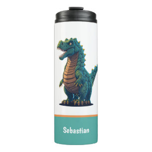 Süßer glücklicher T-Rex Tyrannosaurus Rex Dinosaur Thermosbecher