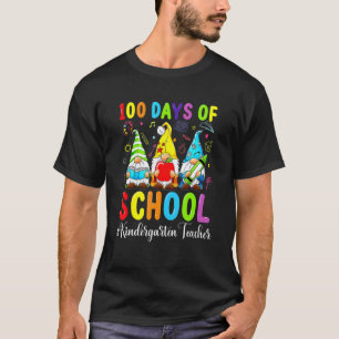 Süßer Gnom-Kindergärtnerin 100. Schultag T-Shirt