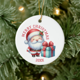Süßer Gnom Weihnachten Keramik Ornament