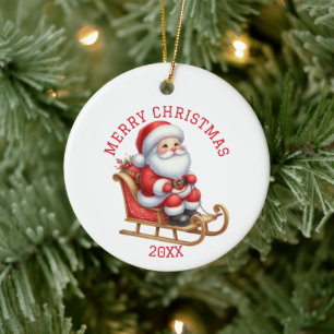 Süßer Gnom Weihnachten Keramik Ornament
