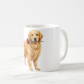 Süßer Golden Retriever Hund Kaffeetasse (VorderseiteRechts)