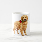 Süßer Golden Retriever Hund Kaffeetasse (Mittel)