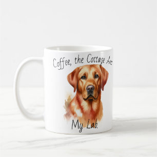 Süßer Golden Retriever Kaffeetasse