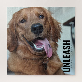 Süßer Golden Retriever | Originale Hunde-Fotografi Puzzle