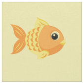 Süßer Goldfisch Stoff (Nahaufnahme)