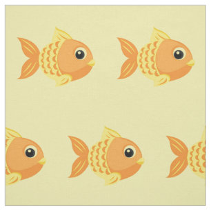 Süßer Goldfisch Stoff
