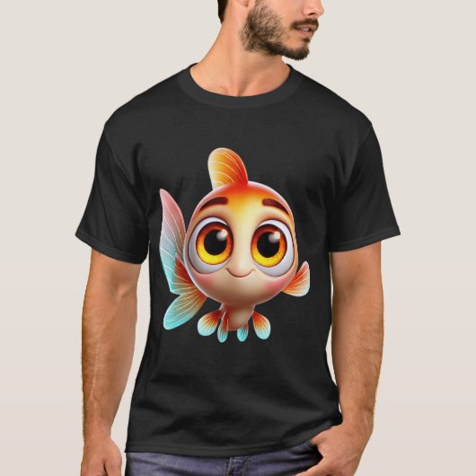 Süßer Goldfisch T-Shirt (Vorderseite)