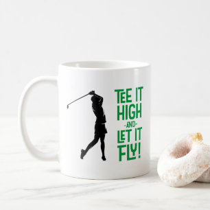 Süßer Golf-Tee Lustiger Humor Sport Profi Schwarz  Kaffeetasse